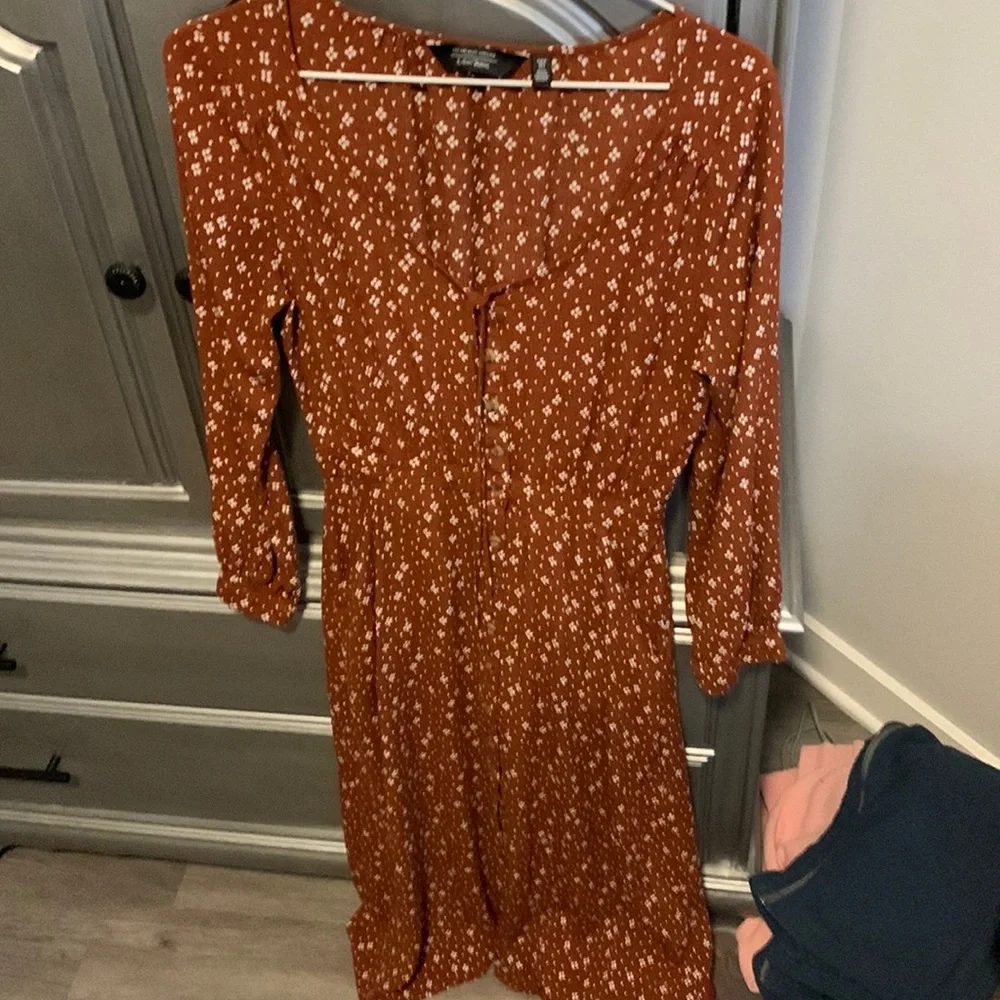 & other stories button midi dress with pockets size 2